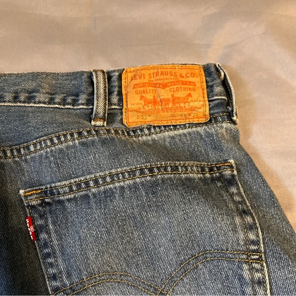 Levi’s 505 Distressed Jean Shorts